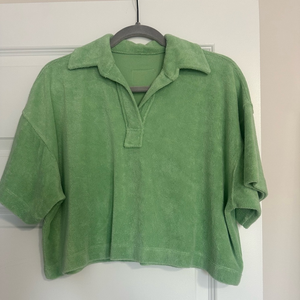 Daily drills terry cloth top